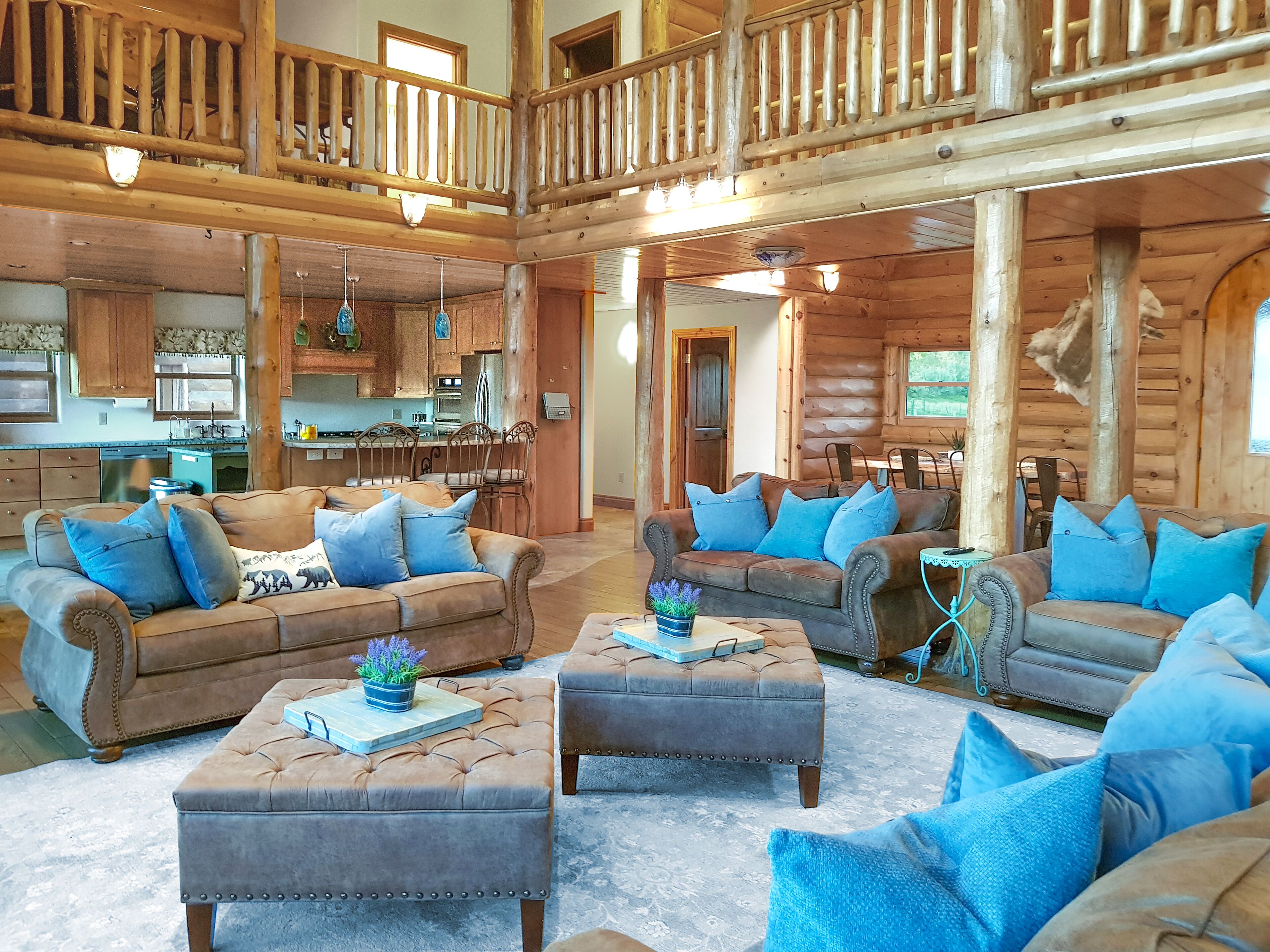 Luxury Log Home - 25 Minutes To Skiing, Boating and Trails!