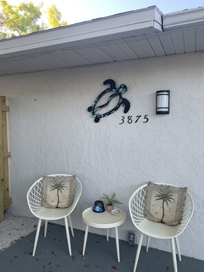 Terrace/patio - Bonita beach duplex . West of 41 Available May to December 31, 3 week minimum (Bonita Springs)