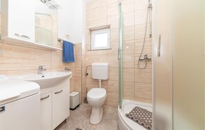 Shower, hair dryer