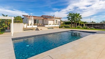 Una piscina riscaldata