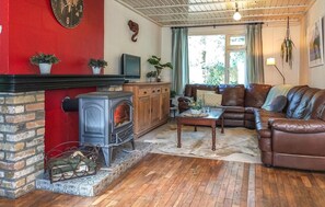 Télévision, cheminée