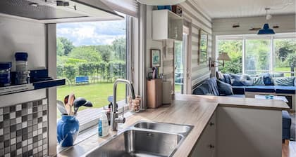 Beach front home in Mesinge with WiFi