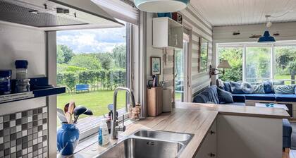 Beach front home in Mesinge with WiFi