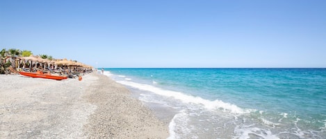 Tæt på stranden