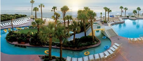 Indoor pool, outdoor pool