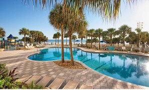 Indoor pool, outdoor pool - Wyndham Ocean Walk, Daytona Beach, FL 3 bedroom, 2 bath, oceanfront (Daytona Beach)