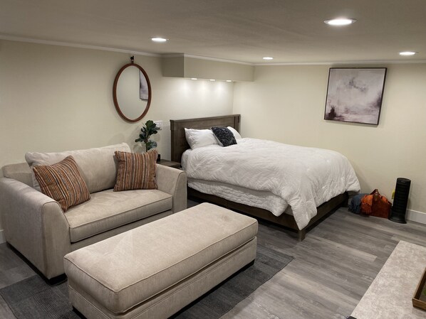 1 makuuhuone, työpöytä, silitysrauta/-lauta, ilmainen Wi-Fi