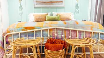 2 chambres, fer et planche à repasser, Wi-Fi, draps fournis