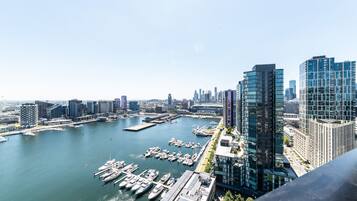 Blick von der Unterkunft