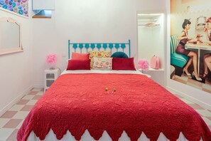 1 bedroom, iron/ironing board, travel crib, free WiFi