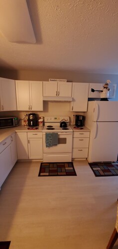 Cheerful cozy luxurious suite