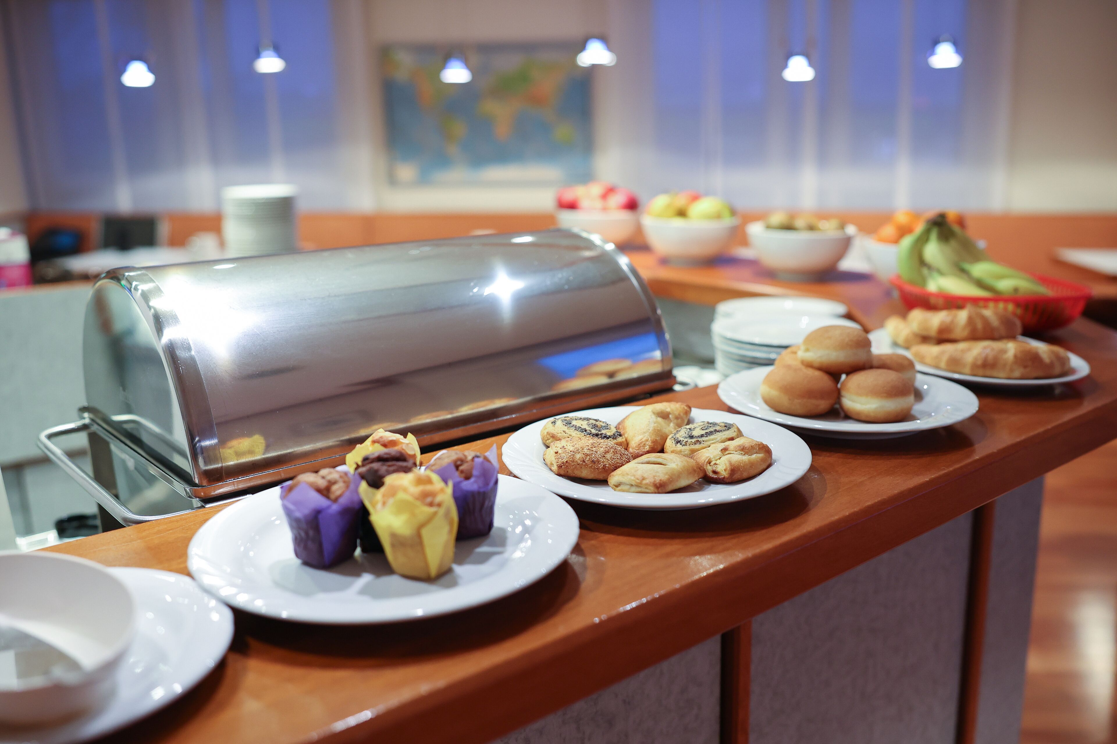 daily buffet breakfast (eur 17.00 per person)