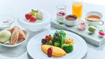 Daily buffet breakfast for a fee