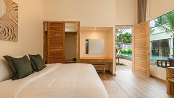 Minibar, coffres-forts dans les chambres, ameublement personnalisé