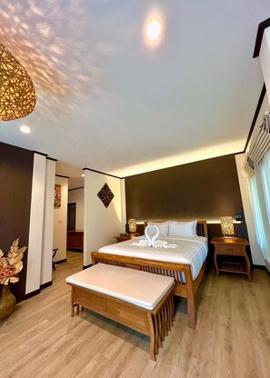 Deluxe Villa, 2 Bedrooms | Desk, soundproofing, rollaway beds, free WiFi - Na Mantra Resort SHA (Chiang Mai)