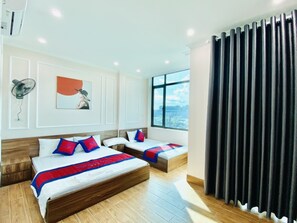 Family Room | Minibar, individually decorated, laptop workspace, free WiFi - Ngoc Khanh Hotel (Viet Yen)
