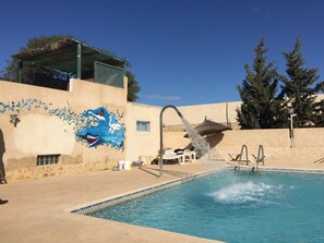 Bungalow, 1 Schlafzimmer, Raucher, Terrasse | Pool