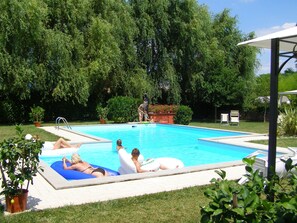 Room, 1 Bedroom, Accessible, Smoking | Pool | Outdoor pool