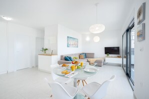 Apartment, 2 Bedrooms, Smoking, Balcony | Dining - Penthouse Adriatic Blue (Okrug)