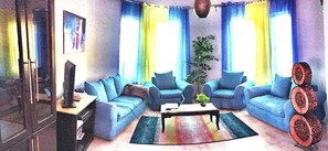 Dortoir Partagé, 2 chambres, fumeurs, balcon | Intérieur
