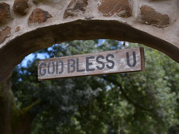 Overnatningsstedets indgangsparti