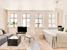 Appartement, 1 chambre, vue ville | Salle de séjour