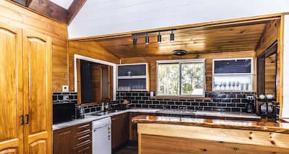Gorgeous 3 bedroom raked ceiling cabin