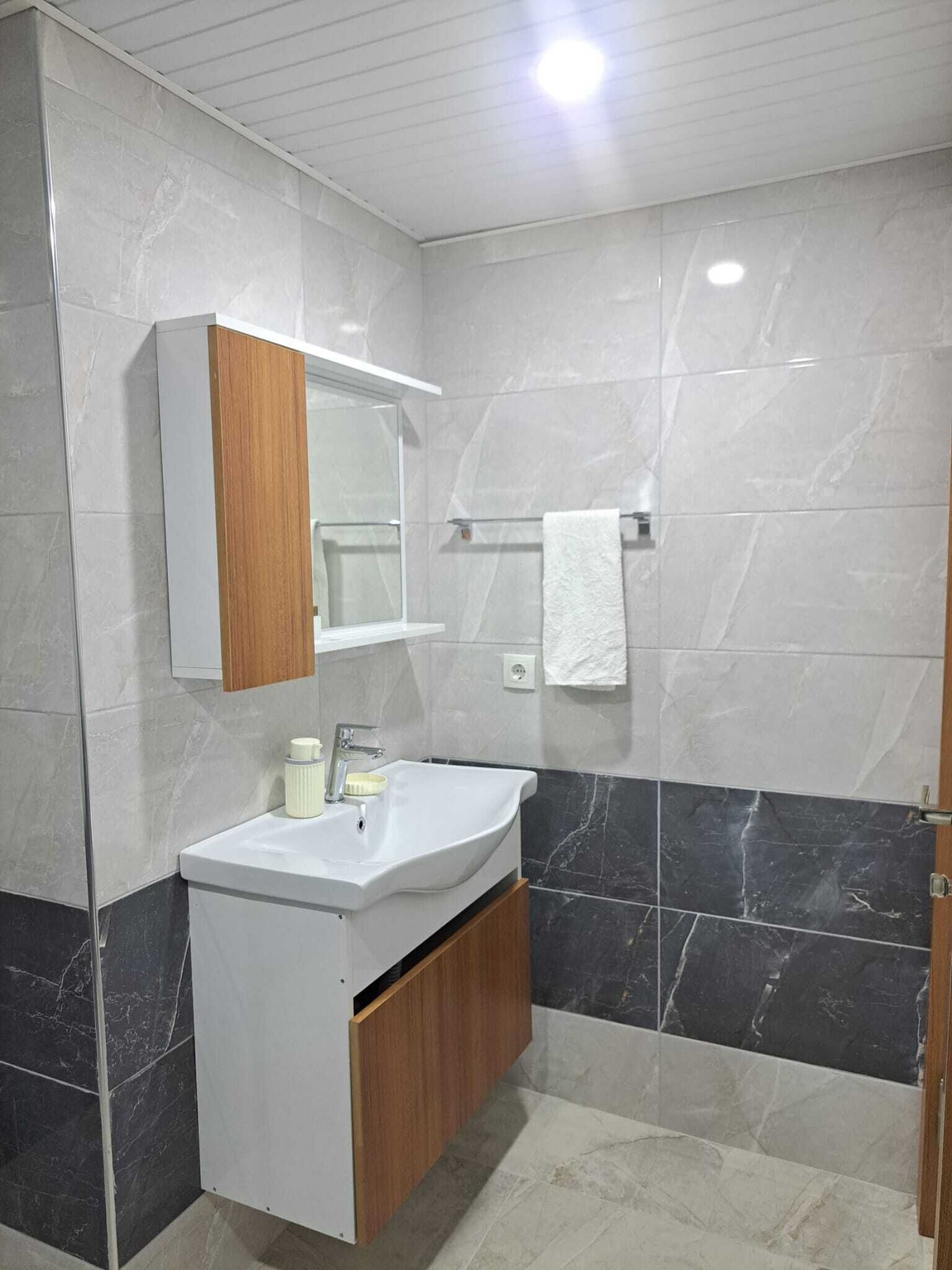 Family Apart Dair (1+1) | Bathroom | Shower, rainfall showerhead, free toiletries, hair dryer