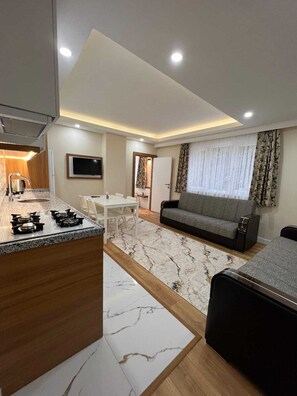 Family Apart Dair (1+1) | Living area - Ada Apart & Hotel (Konyaalti)