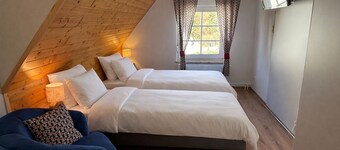 Double room 1 with two single beds - Präkel vacation room