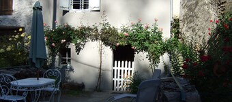 In the heart of a preserved, welcoming, flower-filled mountain village