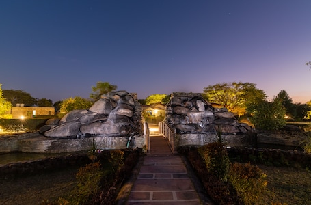 Interior. Astroport Sariska Treetop by Eight Continents