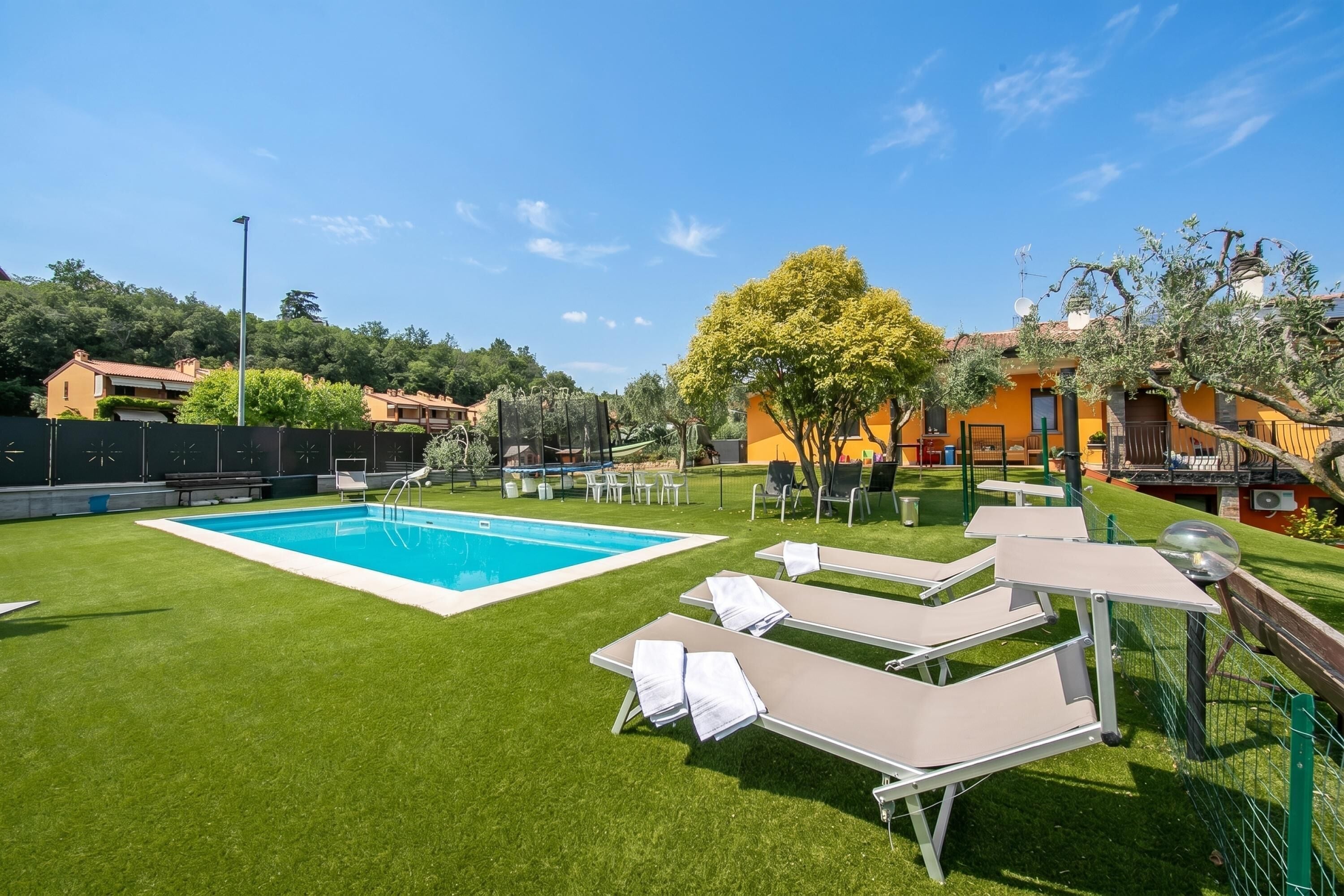 Family House, Multiple Bedrooms (Villa Teresa Apt Lake Garda View) | Pool | Seasonal outdoor pool