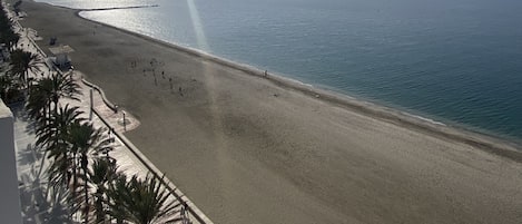 On the beach