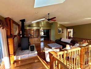 Smart TV, video games, DVD player, table football