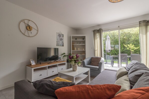 Smart-tv en een stereo