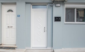 Fassade der Unterkunft