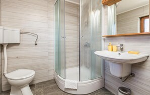 Shower, hair dryer