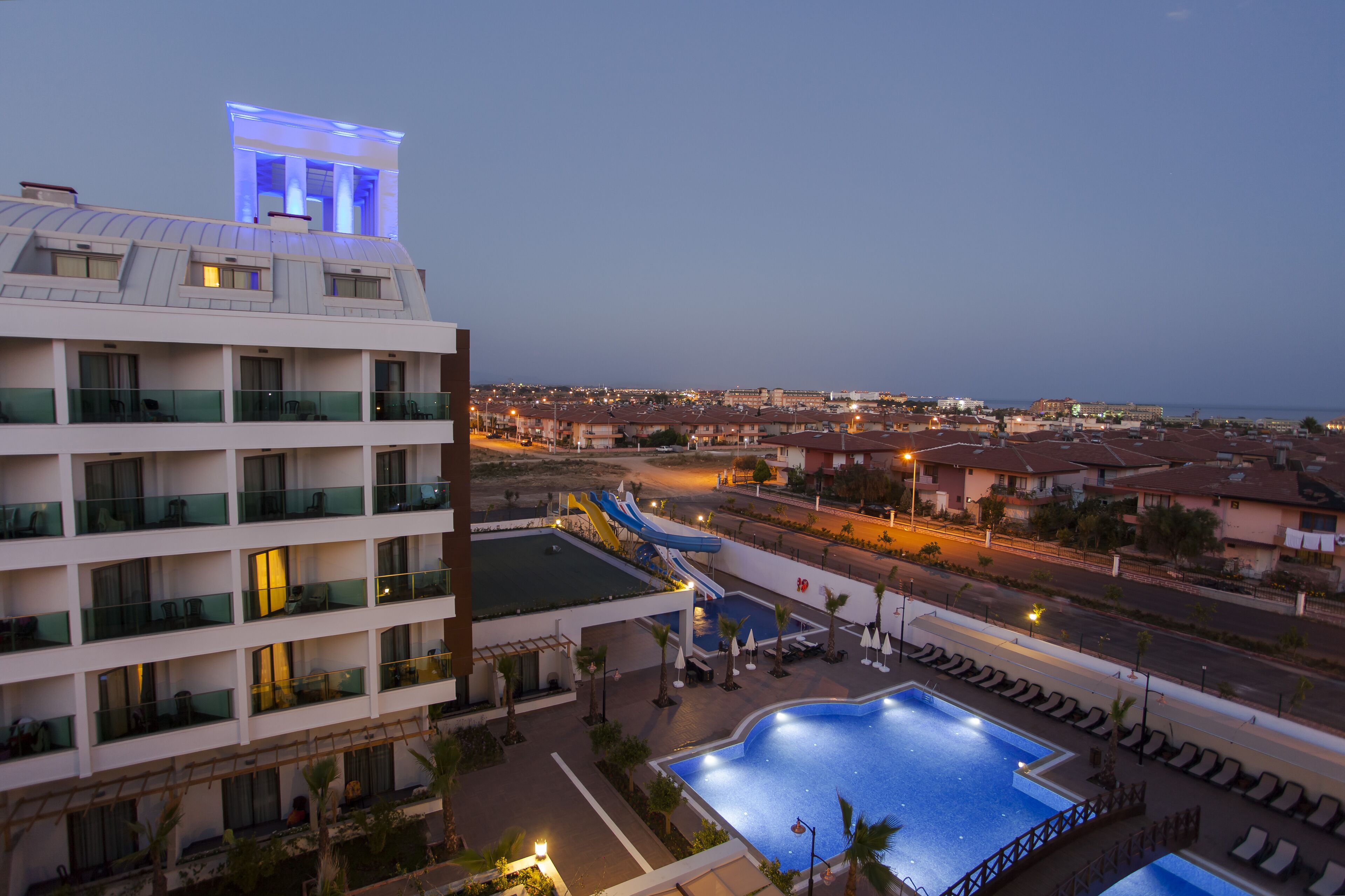 Front of property - evening/night