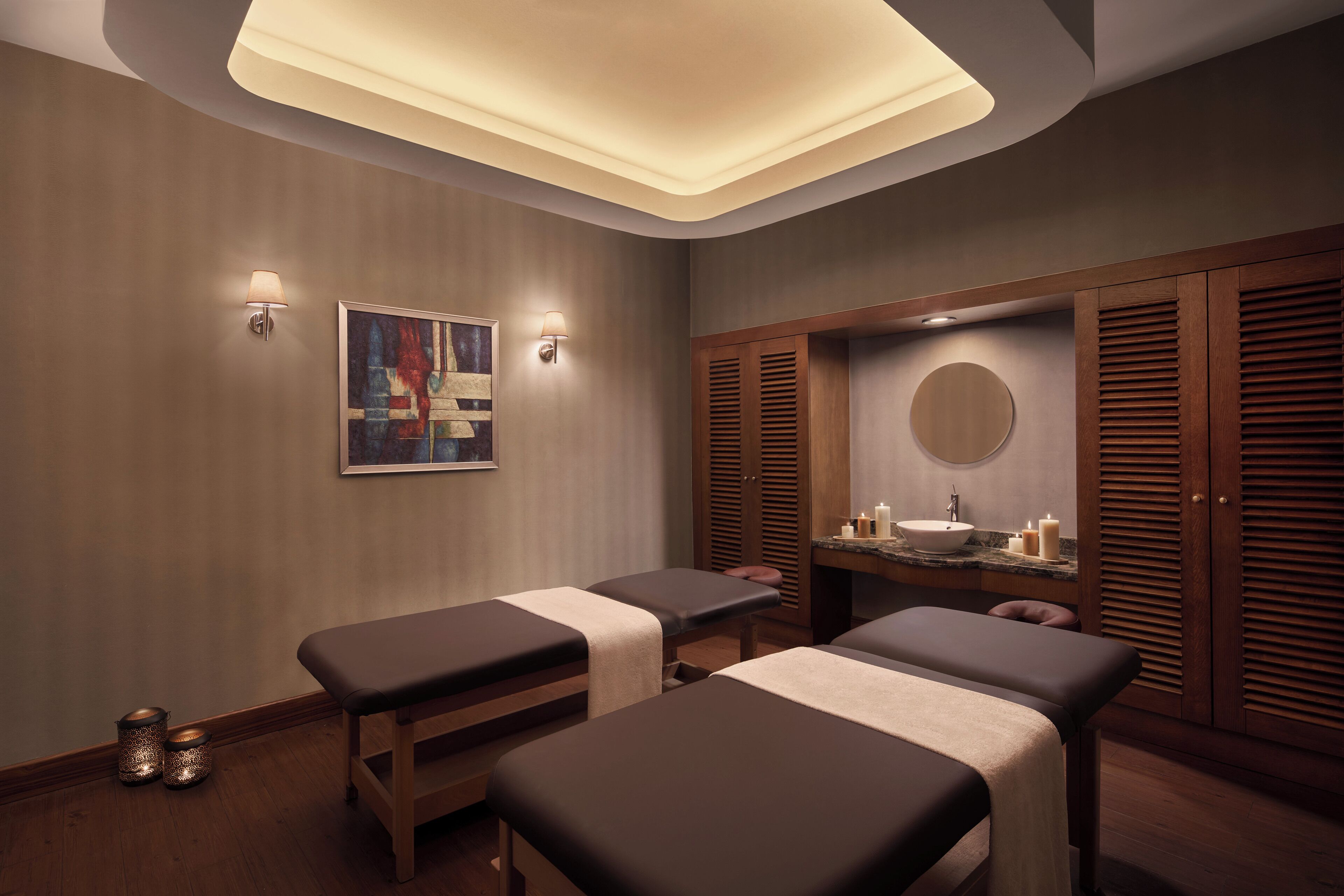 couples treatment room(s), sauna, steam room, body treatments