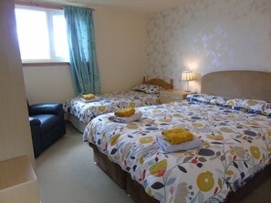 3 bedrooms, iron/ironing board, WiFi, bed sheets