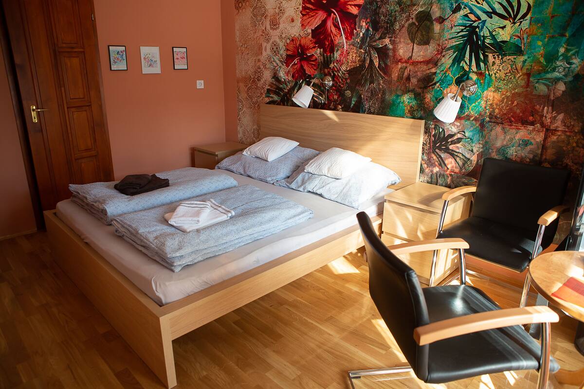Minibar, blackout curtains, iron/ironing board, free WiFi