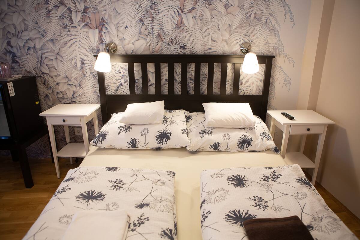 Minibar, blackout curtains, iron/ironing board, free WiFi