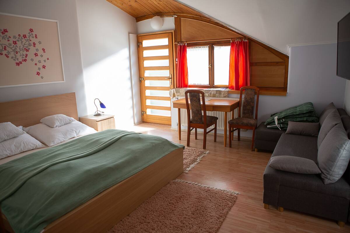 Minibar, blackout curtains, iron/ironing board, free WiFi