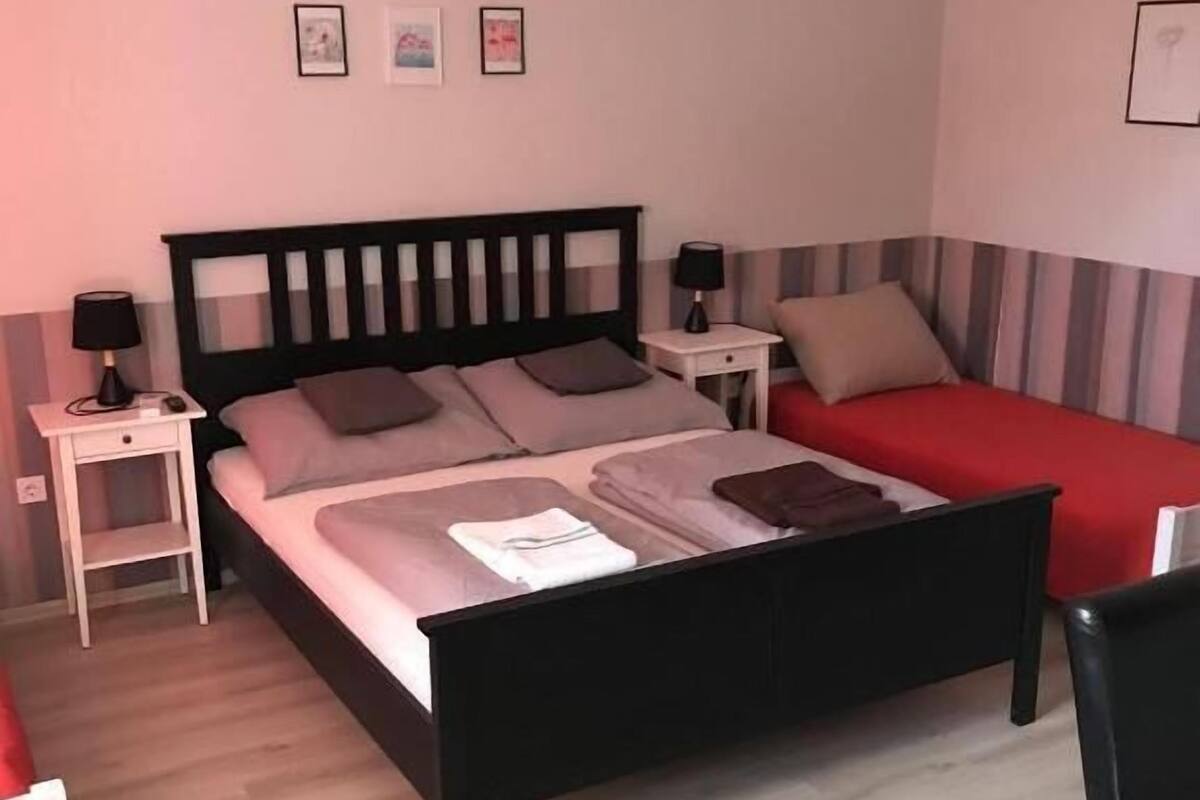 Minibar, blackout curtains, iron/ironing board, free WiFi