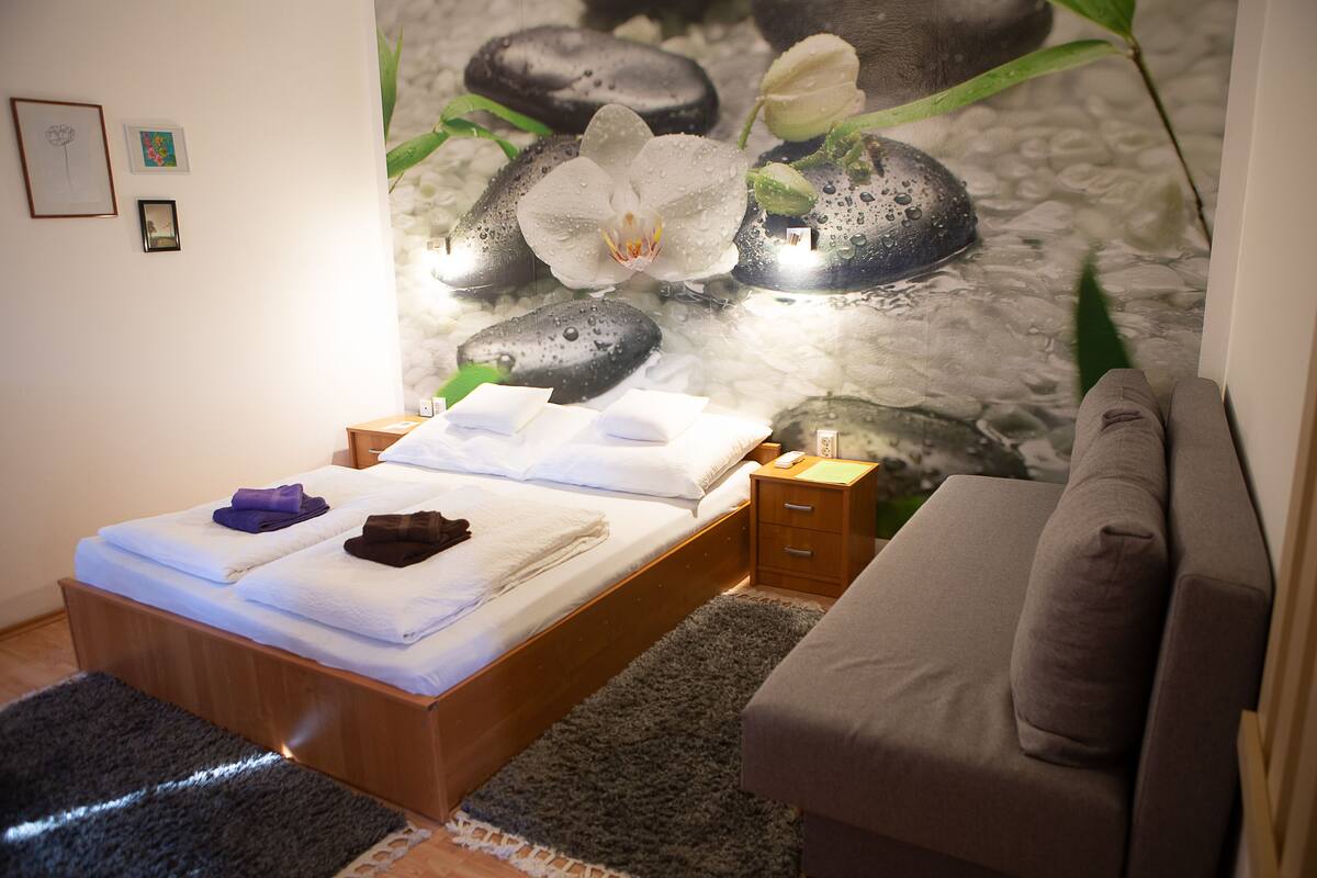 Minibar, blackout curtains, iron/ironing board, free WiFi
