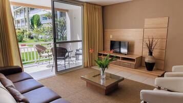 Garden Apartment | 2 phòng ngủ, minibar, màn/rèm cản sáng, phòng cách âm