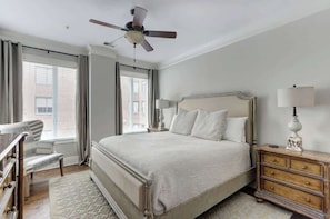 2 bedrooms, iron/ironing board, WiFi, bed sheets - Luxury Bay Street Condo featuring Dual King Suites (Savannah)
