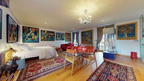 高級雙人房 (Suite Larrieu) | 獨特裝潢、布置獨特、免費無線上網、床單