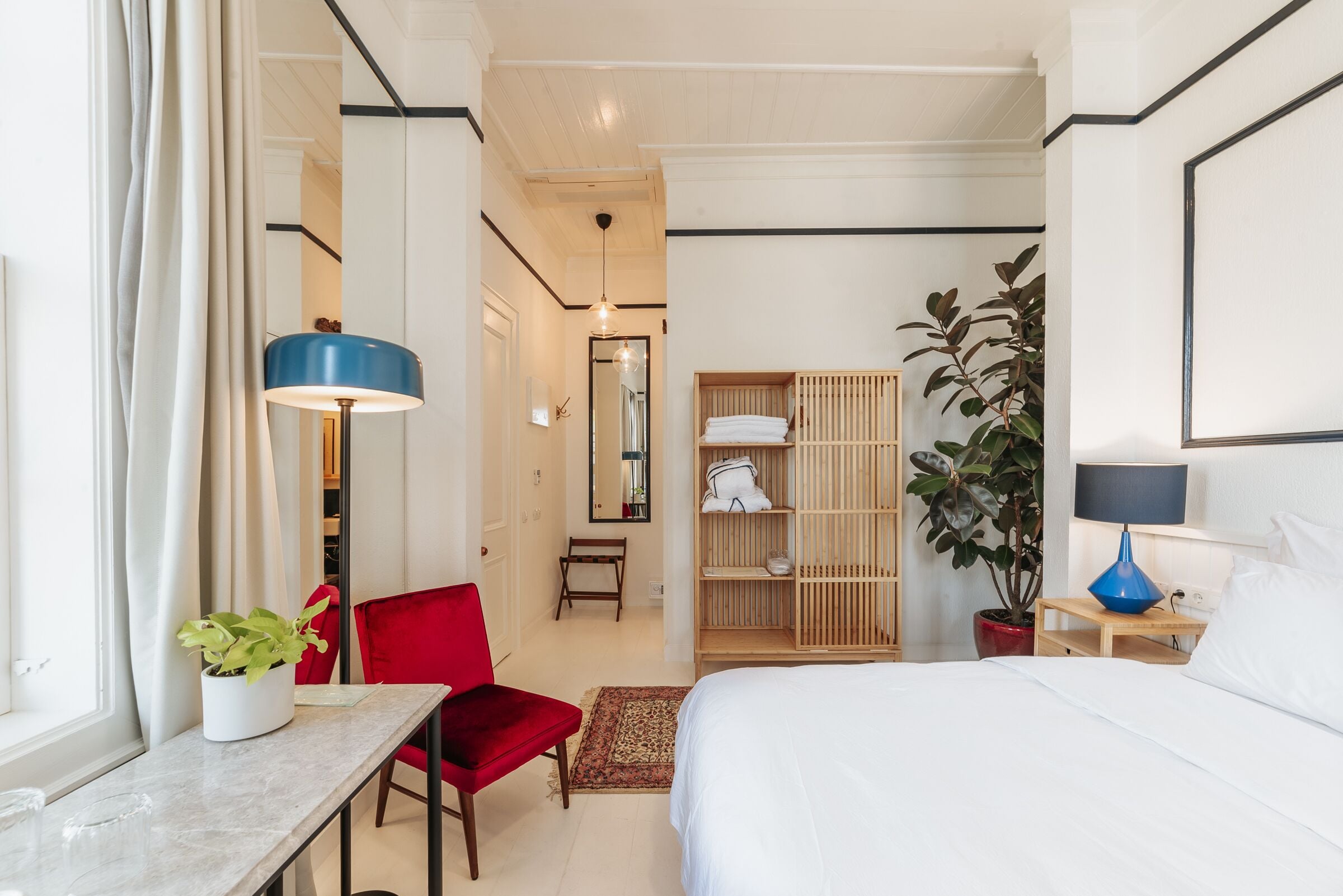 Deluxe-Doppelzimmer | Bettwäsche aus ägyptischer Baumwolle, hochwertige Bettwaren, Zimmersafe